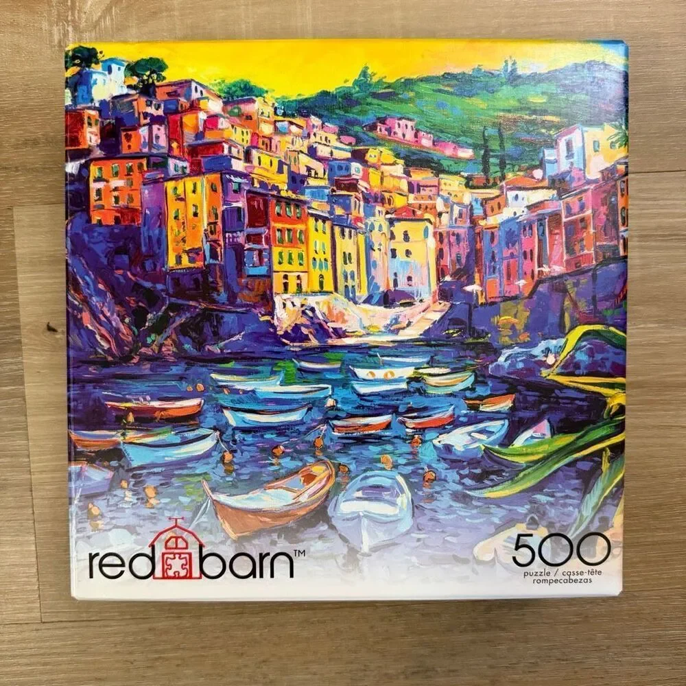New Sealed Lot Red Barn 500 Piece Jigsaw Puzzle Set Landscape Unicorn Picture